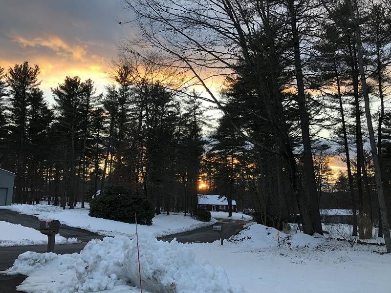 [ Winter sunset ]